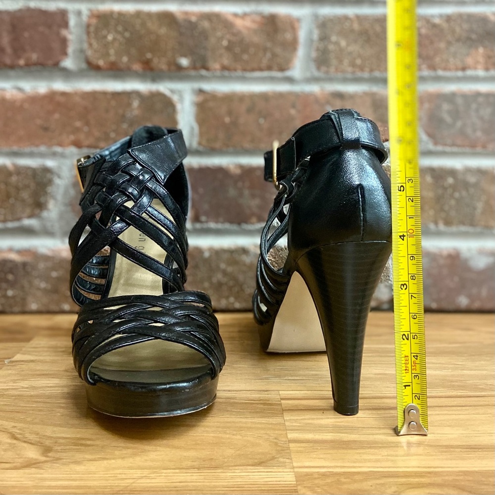 Madden Girl Black Ultra High Heels Sz 7.5 - Picture 8 of 8